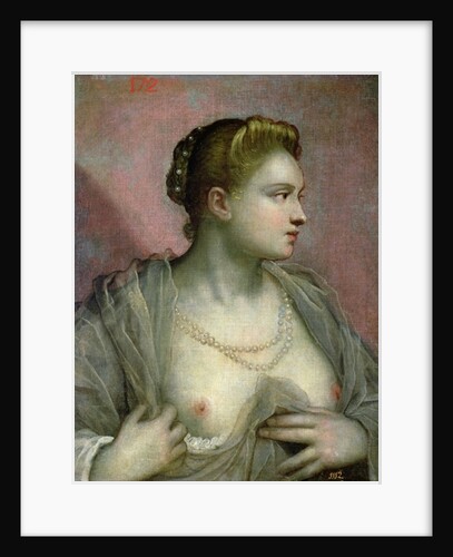Portrait of a Woman Revealing her Breasts, c.1570 by Jacopo Robusti Tintoretto