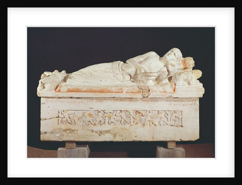 Sarcophagus of Velthur Partunus, 8th-1st century BC by Etruscan Etruscan