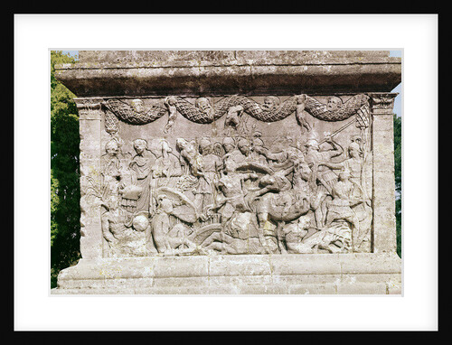 Detail of the mausoleum by Anonymous