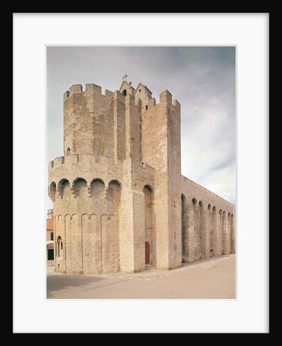 The church of Les Saintes-Maries-de-la-Mer by Anonymous