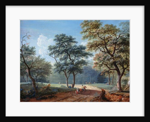 The Bois de Boulogne, 1797 by Lazare Bruandet
