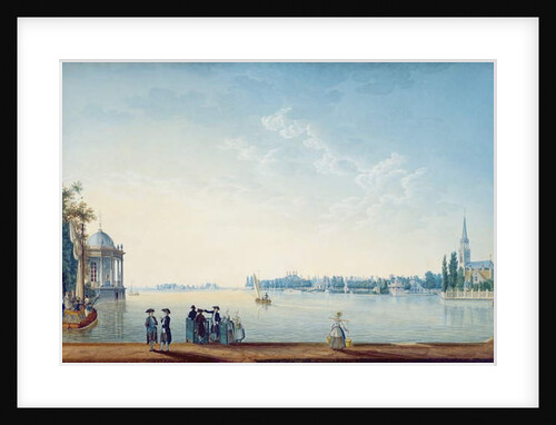 Havenrak to Broek in Waterland, or The City of Zwolle on the banks of the Ijssel in Holland, 1814 by Anton Ignaz Melling