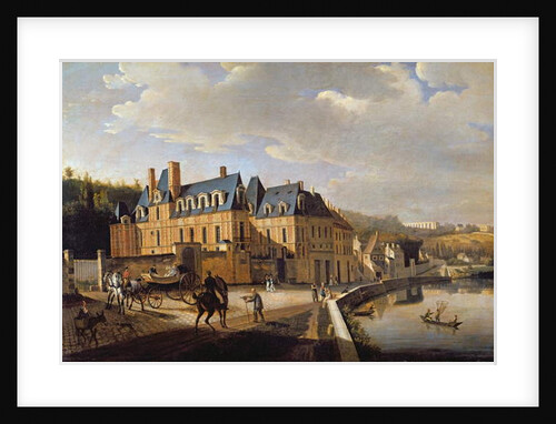 Chateau de la Chaussee near Bougival, 1822 by Jacques Francois Joseph Swebach