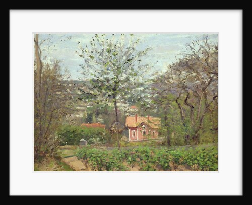 The Cottage, or the Pink House - Hamlet of the Flying Heart, 1870 by Camille Pissarro