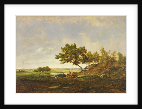 The Pond at the Foot of the Hill, c.1848-55 by Theodore Rousseau