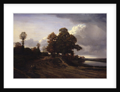 View of the lake at Ville-d'Avery, 1833 by Nicolas Louis Cabat