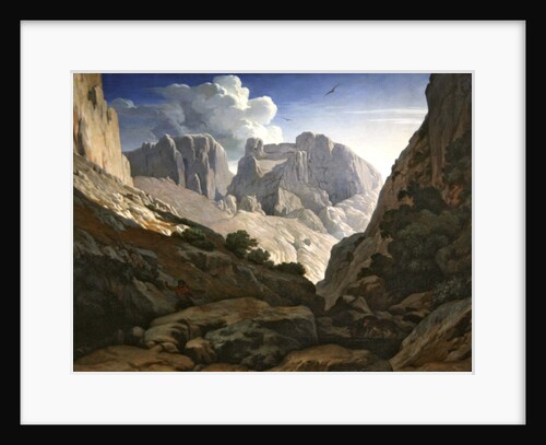 The Gorges of Atlas, 1843 by Paul Jean Flandrin
