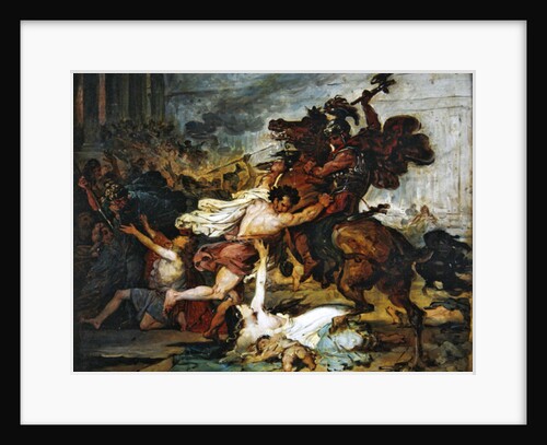 Sketch of The Ransack of Jerusalem by the Romans, 1824 by Francois Joseph Heim