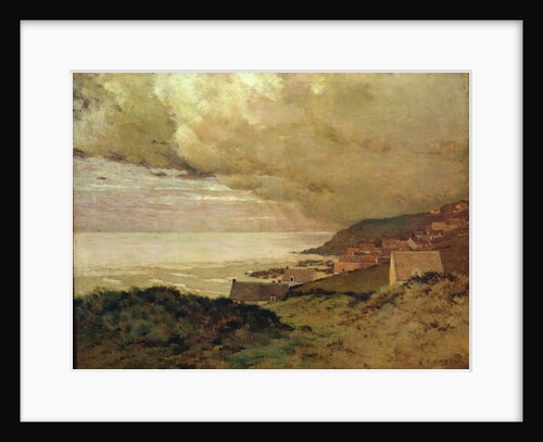 Storm, Enquihen, Pas-de-Calais, 1876 by Jean-Charles Cazin