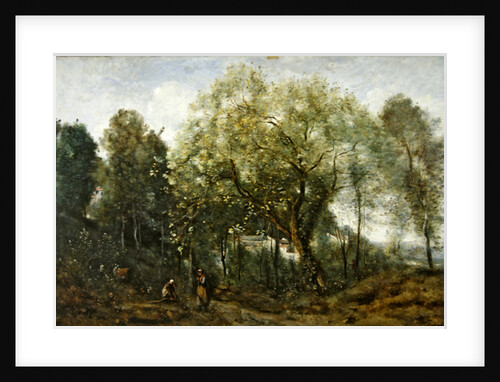 Le Catalpa, memory of Ville-d'Avray, 1869 by Jean Baptiste Camille Corot