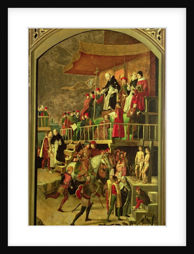 St. Dominic Presiding over the Burning of Heretics, c.1495 by Pedro Berruguete