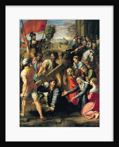 The Fall on the Road to Calvary, 1517 by Raphael