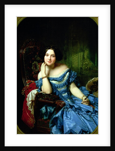 Portrait of Amalia de Llano y Dotres, Countess of Vilches, 1853 by Federico de Madrazo y Kuntz