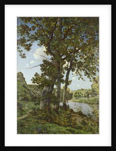 The Oaks of Chateau-Renard, 1875 by Henri-Joseph Harpignies