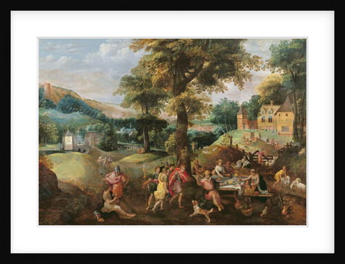 Cincinnatus receiving the deputies of Rome by Belgian School