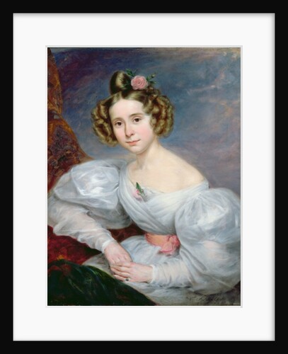 Portrait of a young woman, c.1833-34 by Ludwig August or Louis August Schwiter