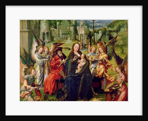 Angel musicians by Jan Gossaert