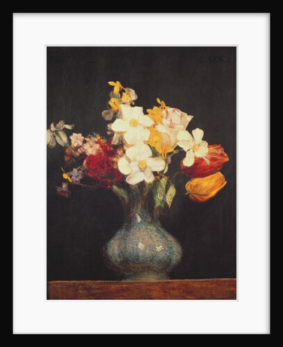 Narcissi and Tulips, 1862 by Ignace Henri Jean Fantin-Latour