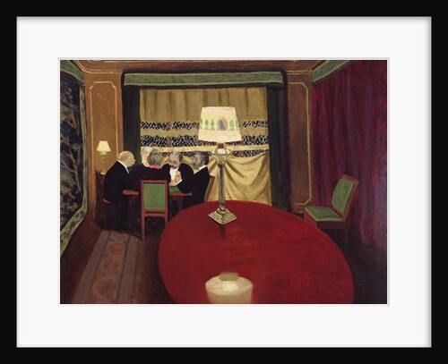 A Round of Poker, 1902 by Felix Edouard Vallotton