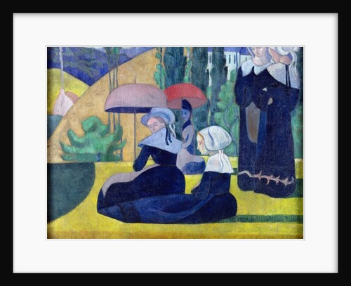 Breton Women in the Shade, 1892 by Emile Bernard