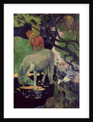 The White Horse, 1898 by Paul Gauguin