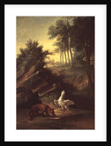 The Fox and the Stork, 1747 by Jean-Baptiste Oudry