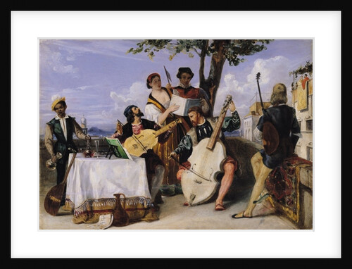 The Venetian Concert by Alexandre-Jean-Baptiste Hesse