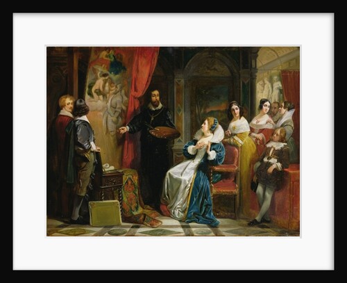 Marie de Medici Visiting the Studio of Rubens, 1839 by Claude Jacquand