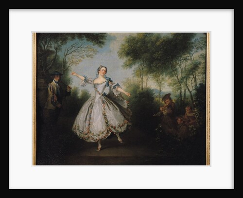 Marie-Anne Cuppi known as La Camargo, dancing, 1730 by Nicolas Lancret