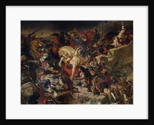 The Battle of Taillebourg, 21st July 1242, 1837 by Ferdinand Victor Eugene Delacroix