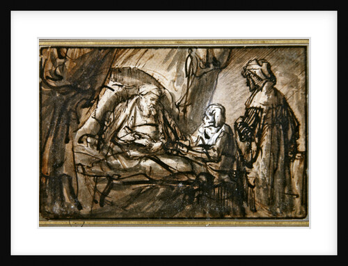 The Benediction of Isaac by Rembrandt Harmensz. van Rijn