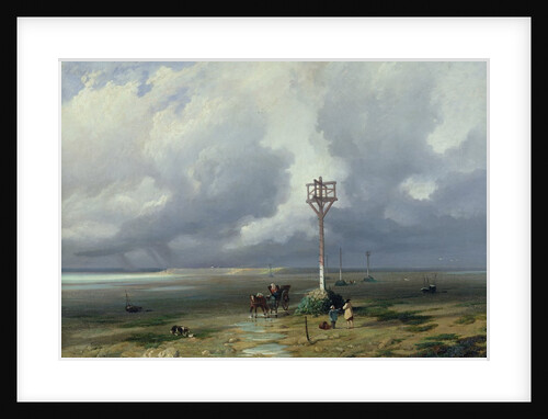 The Passage du Gois at Noirmoutier, 1859 by Prosper Barbot