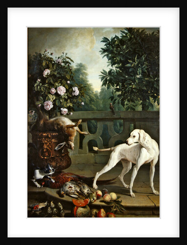 Animals, flowers and fruits by Alexandre-Francois Desportes