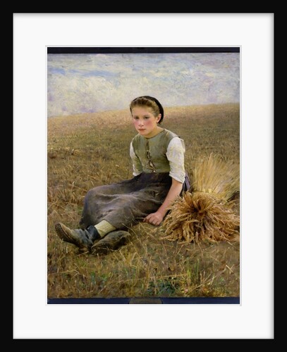 The Little Gleaner, 1884 by Hugo Salmson