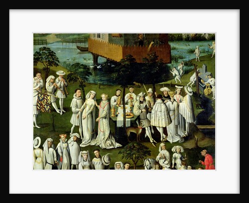 The Garden of Love at the Court of Philip the Good, in the Gardens of the Chateau de Hesdin in 1431 by French School