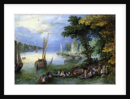 The Embarkation by Jan the Elder Brueghel