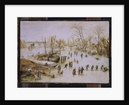 Skaters on the Lake by Jan the Younger Brueghel