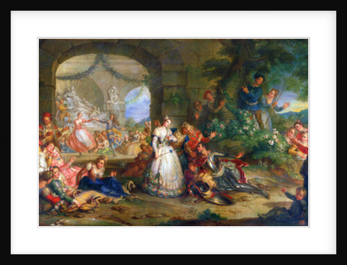 Roland is told of Angelique's Infidelity by the Shepherds by Charles Antoine Coypel