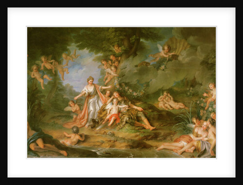 Armide Wishing to Hit Renaud, 1741 by Charles Antoine Coypel