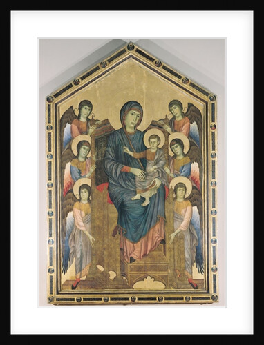 The Virgin and Child in Majesty surrounded by Six Angels, c.1270 by Giovanni Cimabue