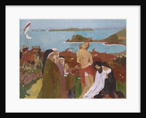 Saint Sebastian by the sea, 1912 by Maurice Denis