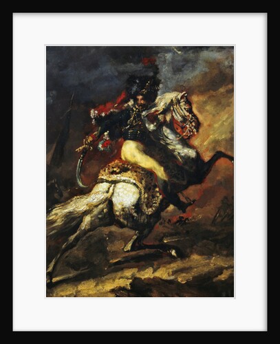 Sketch of an Officer of the Hussars, 1814 by Theodore Gericault
