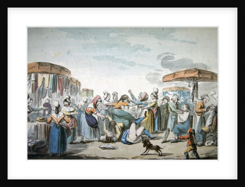 Fair during the period of the French Revolution, c.1789 by Etienne Bericourt