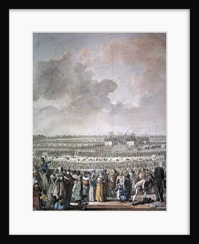 The Festival of the Federation at the Champ de Mars, 14 July 1790 by Jacques Francois Joseph Swebach
