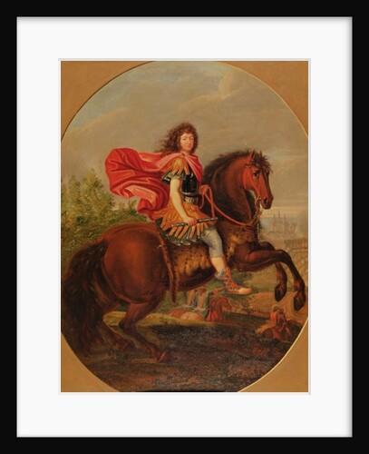 Equestrian portrait of Louis XIV by Jean-Baptiste Martin