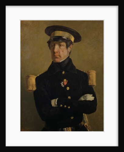 Pierre Claude Aimable Gachot, Naval Lieutenant, c. 1845 by Jean-Francois Millet