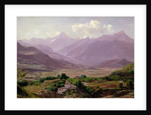 A valley at dawn, 1852 by Antoine Chintreuil
