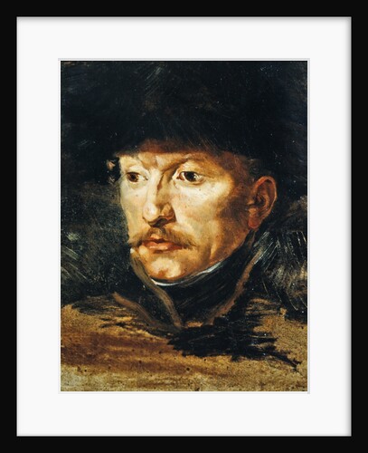 Head of a horseman, c.1812 by Theodore Gericault