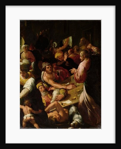 Jesus Chasing the Merchants out of the Temple by Alessandro di Vincenzio Fei