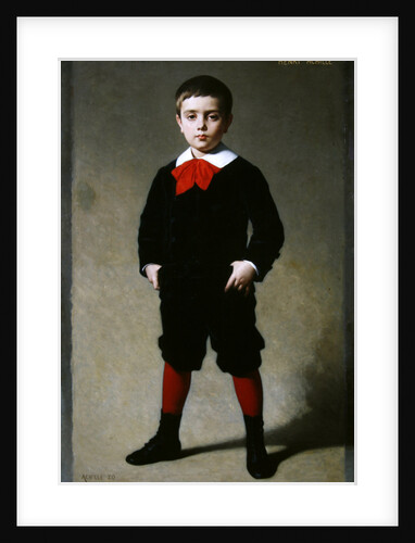 Portrait of Henri Achille, the artist's son, 1881 by Achille Zo